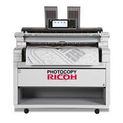 Máy photocopy khổ lớn A0 RICOH MP W6700SP sử dụng tốt cho kiến trúc, công trình xây dụng