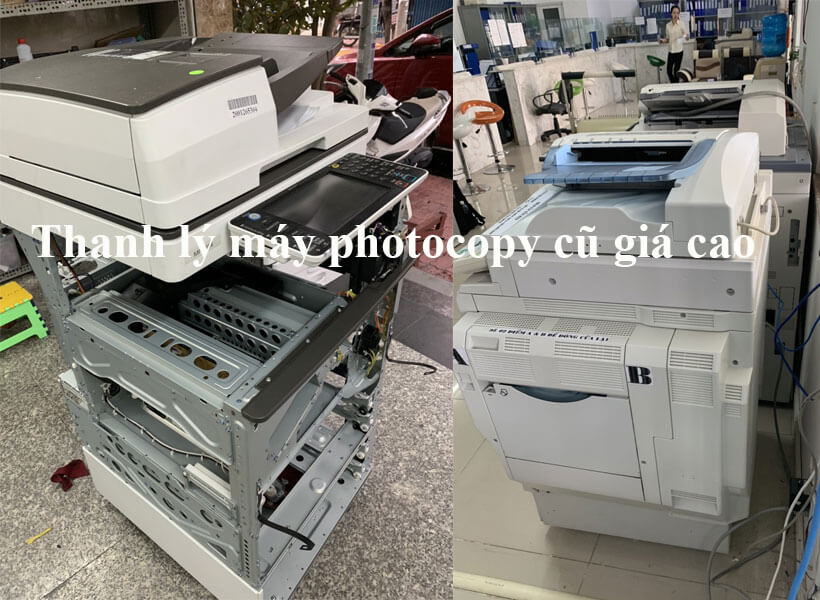 thu mua máy photocopy cũ giá cao, thủ tục nhanh gọn