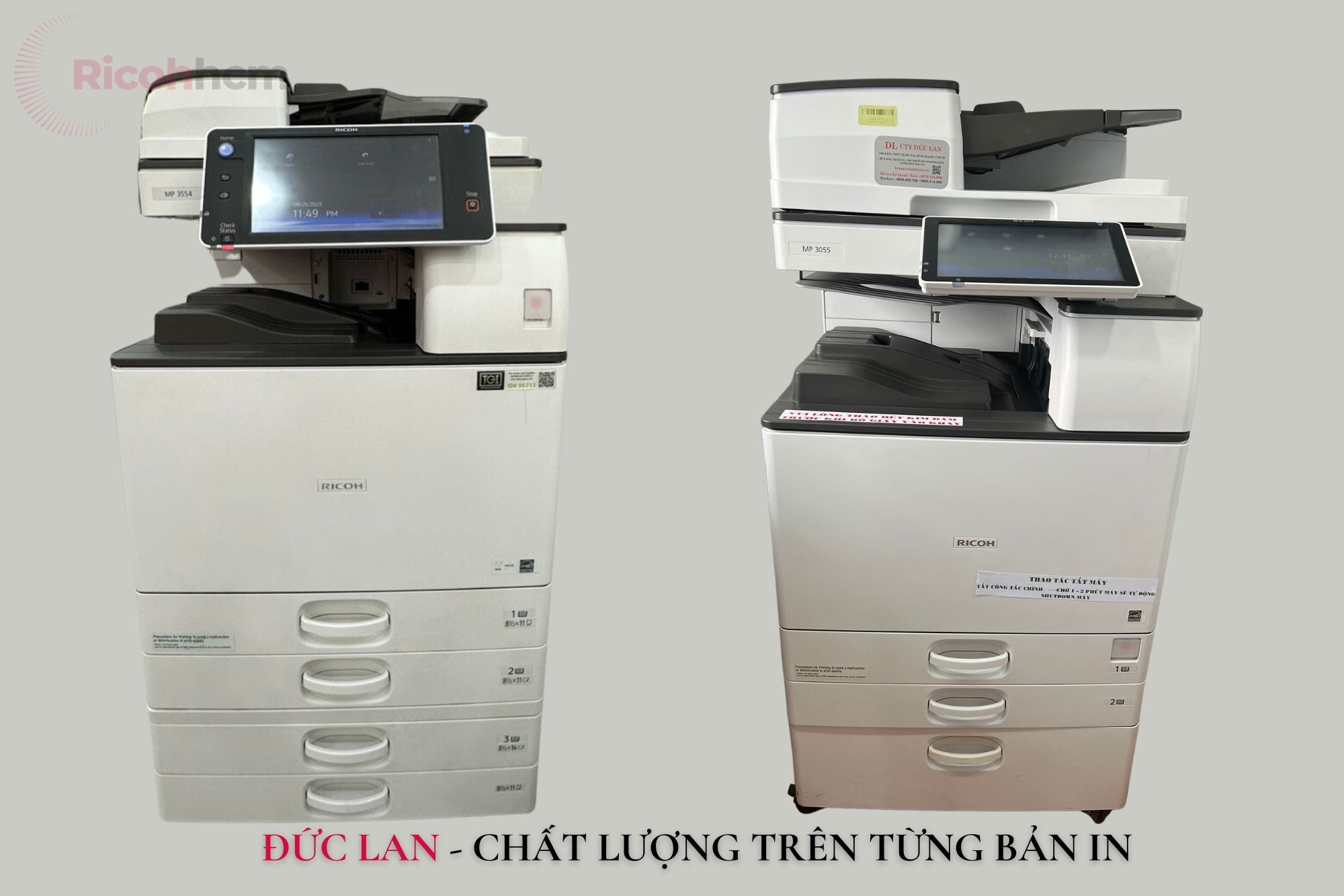 Đức Lan cung cấp dịch vụ cho thuê máy photo từ 2007, với 16 năm kinh nghiệm, photocopy. Đức Lan tự hào có thể hỗ trợ mọi khách hàng với những sản phẩm tốt nhất.