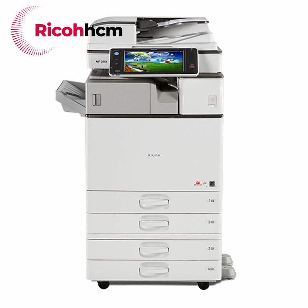 bán máy photocopy Ricoh đời mới mp 3054/4054/5054 : Ricoh MP 3054 được nhiều cơ sở kinh doanh, trường học sử dụng, tốc độ sao chụp rất nhanh, thiết kế khá nhỏ gọn, đẹp mắt.