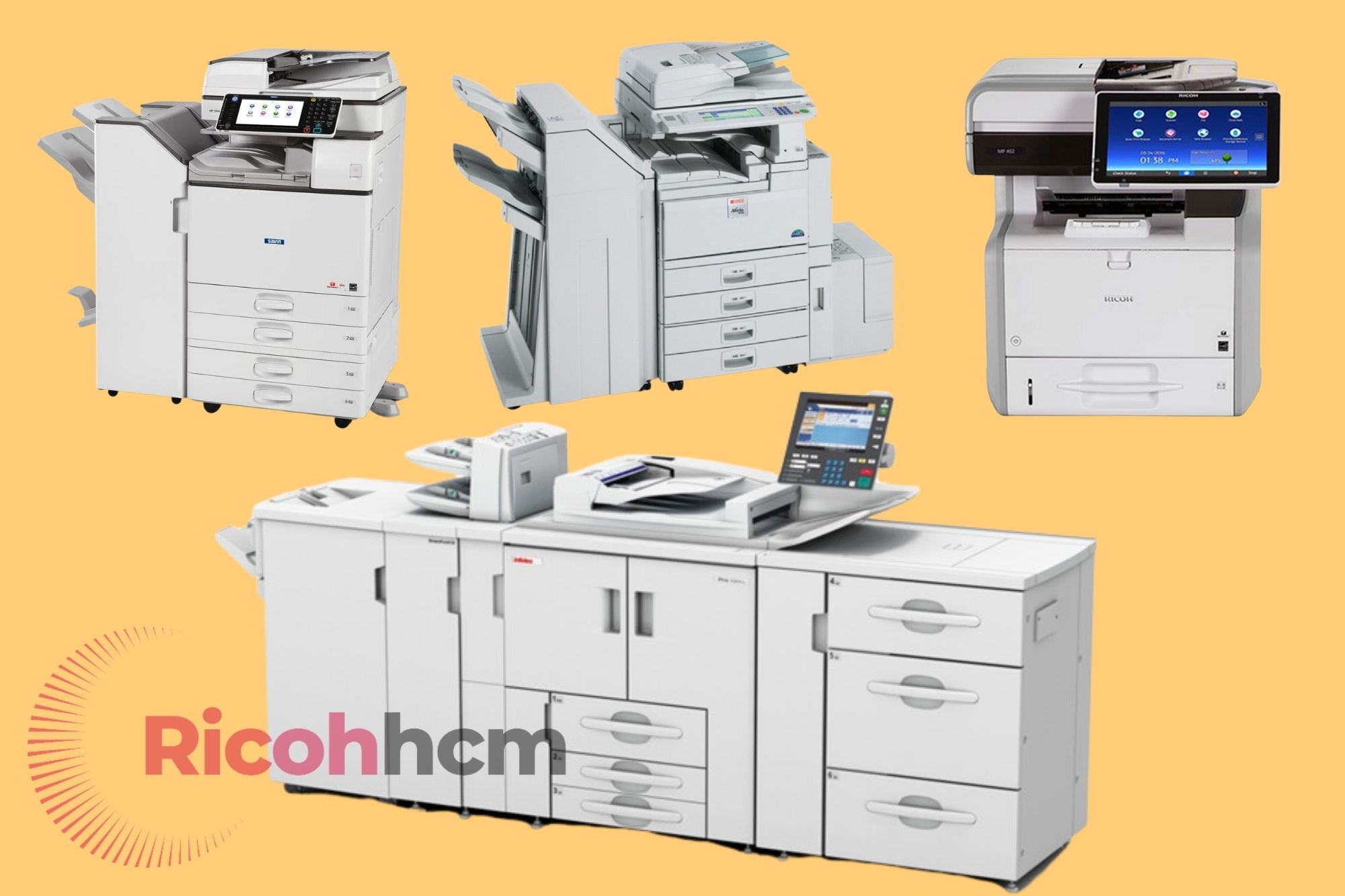 Đây là một trong những địa chỉ cho thuê máy photocopy quận Bình Thạnh với máy màu, máy photocopy đen trắng với rất nhiều model đa dạng nên mọi người có thể thoải mái lựa chọn bất cứ chiếc máy photocopy nào của thương hiệu Ricoh.