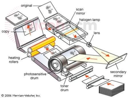 bột từ máy photocopy là một thành phần rất quan trọng làm nhiệm vụ vận chuyển mực in, hút mực đến gần bộ phận trống, từ đó tạo ra được hình ảnh và chữ trên mặt giấy, nhằm tạo ra những bản in sắc nét.
