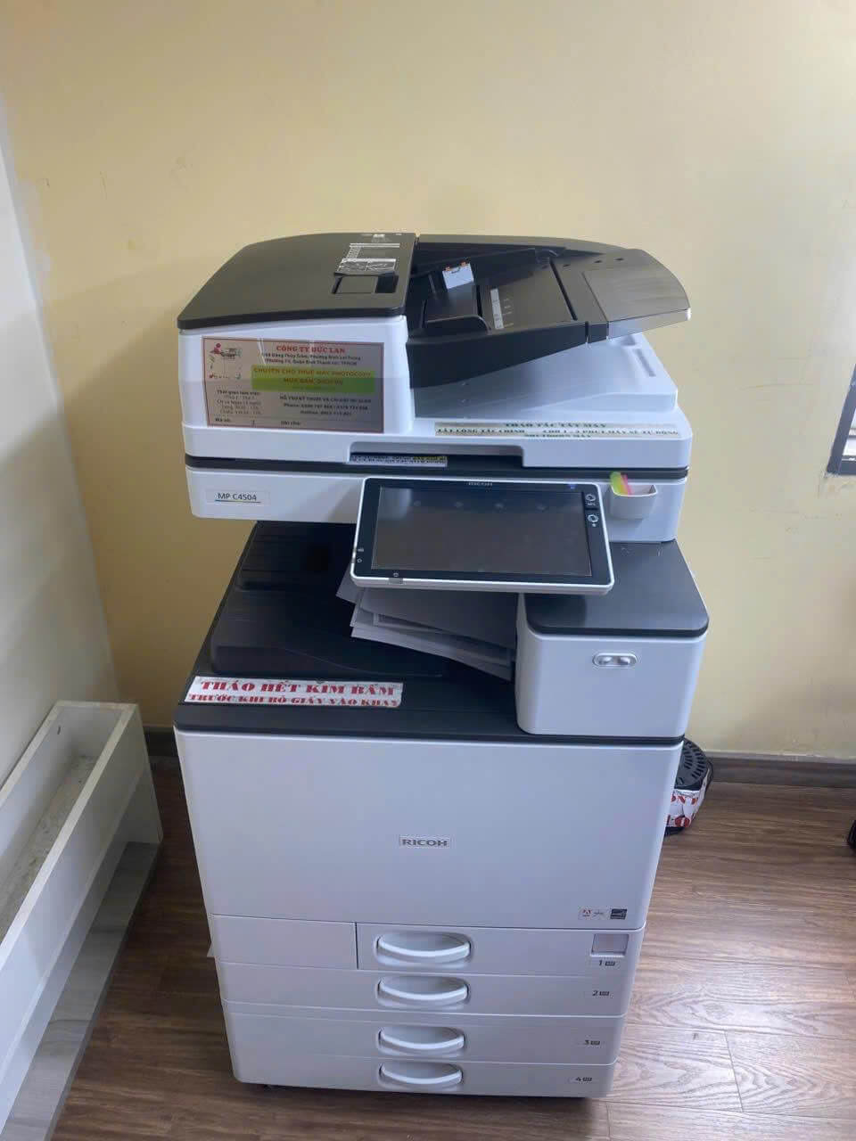 Chất lượng máy duy trì ở mức khoảng 95% so với thiết bị mới khi thuê máy photocopy tại Đức Lan 