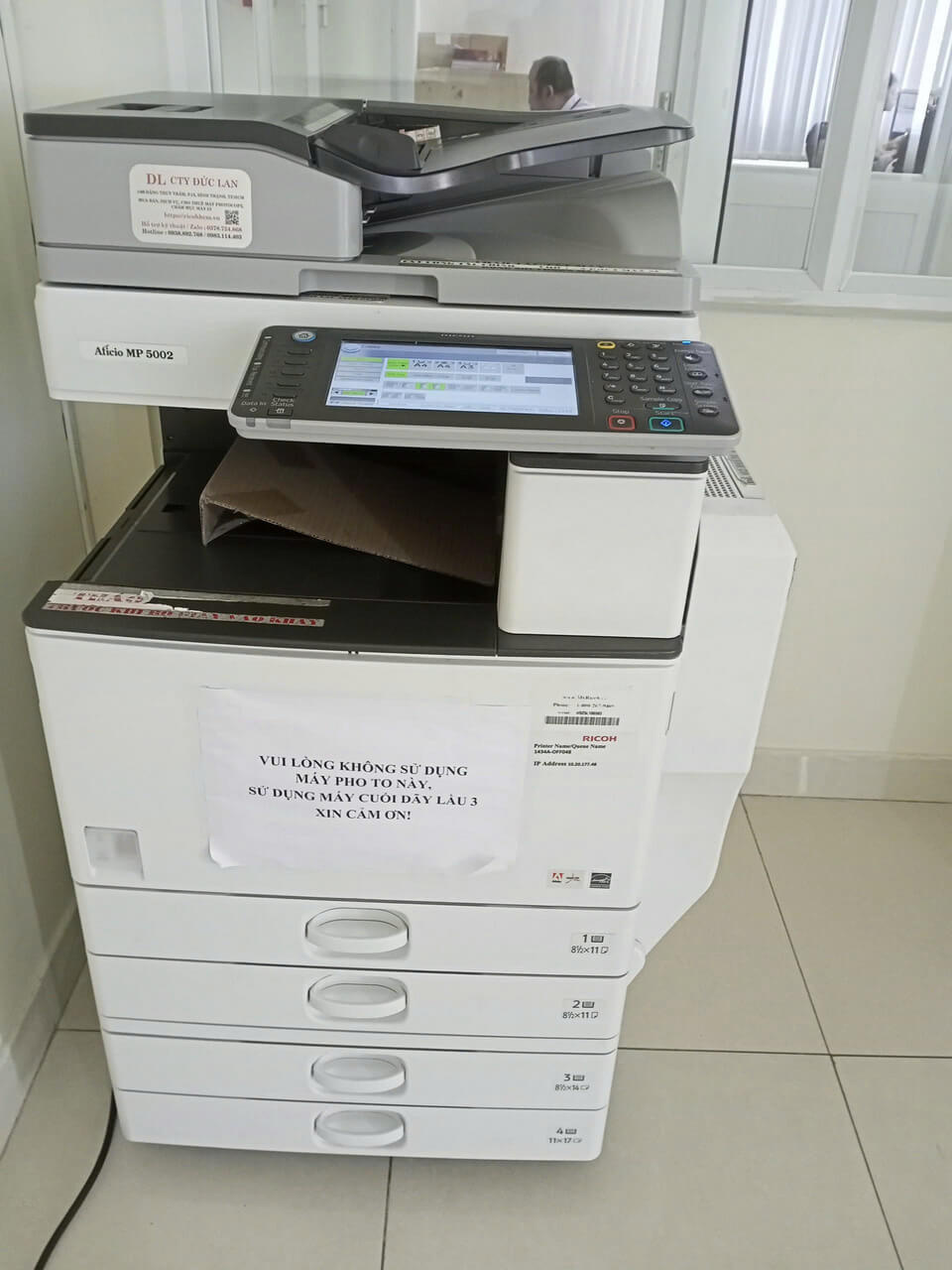 Thiết bị được kiểm tra kỹ trước khi đưa vào sử dụng