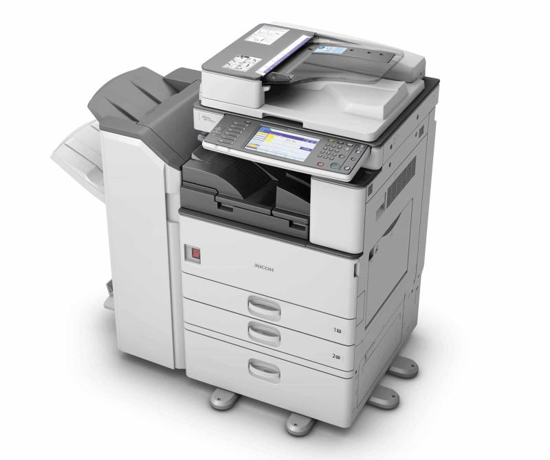 Truy cập và thiết lập in khổ A3 trên máy Ricoh