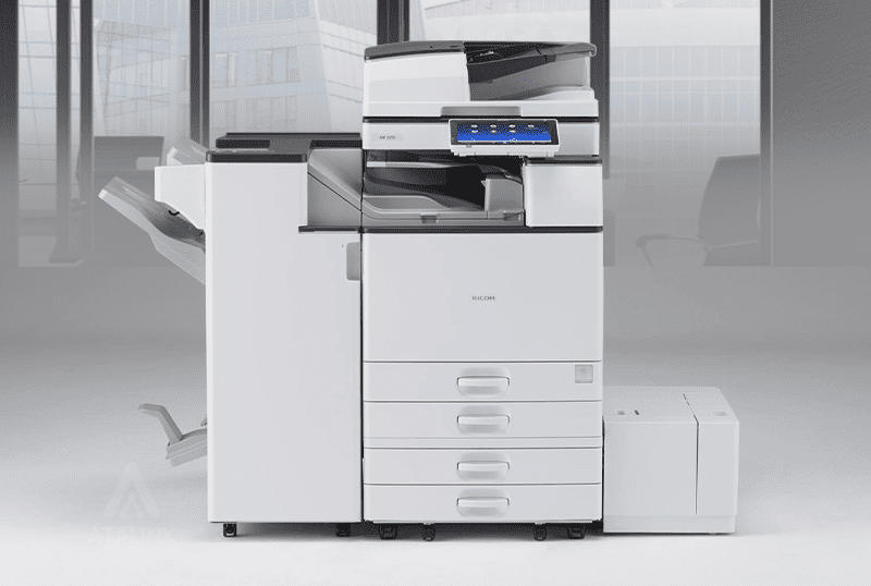 Máy photocopy Ricoh có tốn điện không? Đánh giá mức tiêu thụ thực tế