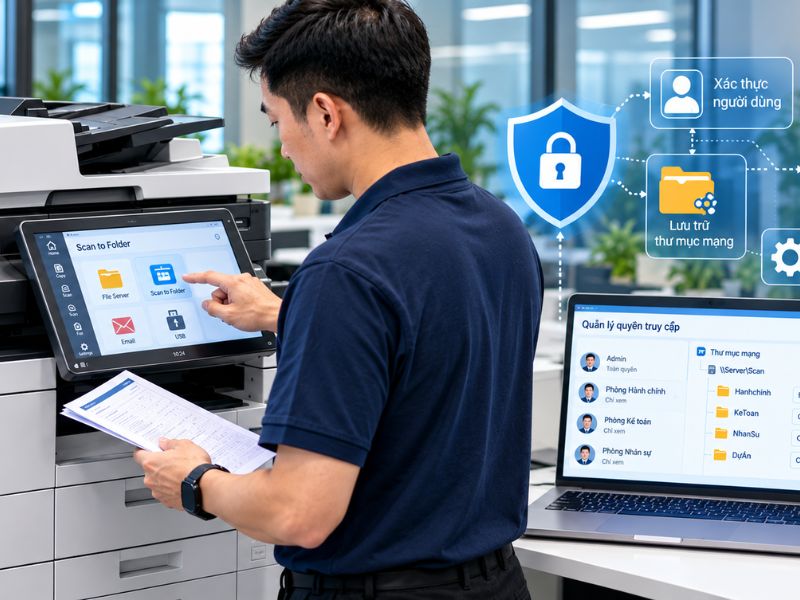 Tổng quan về bảo mật máy photocopy bằng mật khẩu