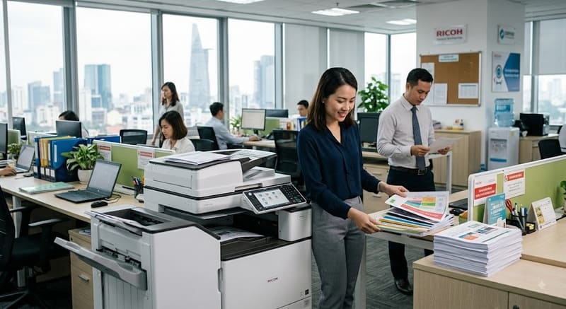 Lợi ích khi kết nối máy photocopy với nhiều máy tính