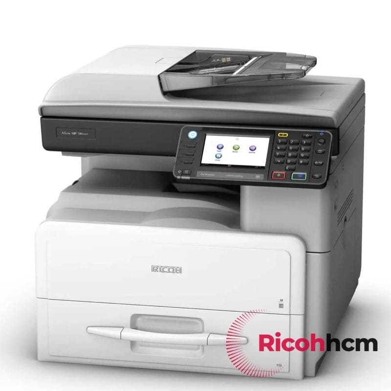 Máy photocopy Ricoh hỗ trợ kết nối nhiều máy tính